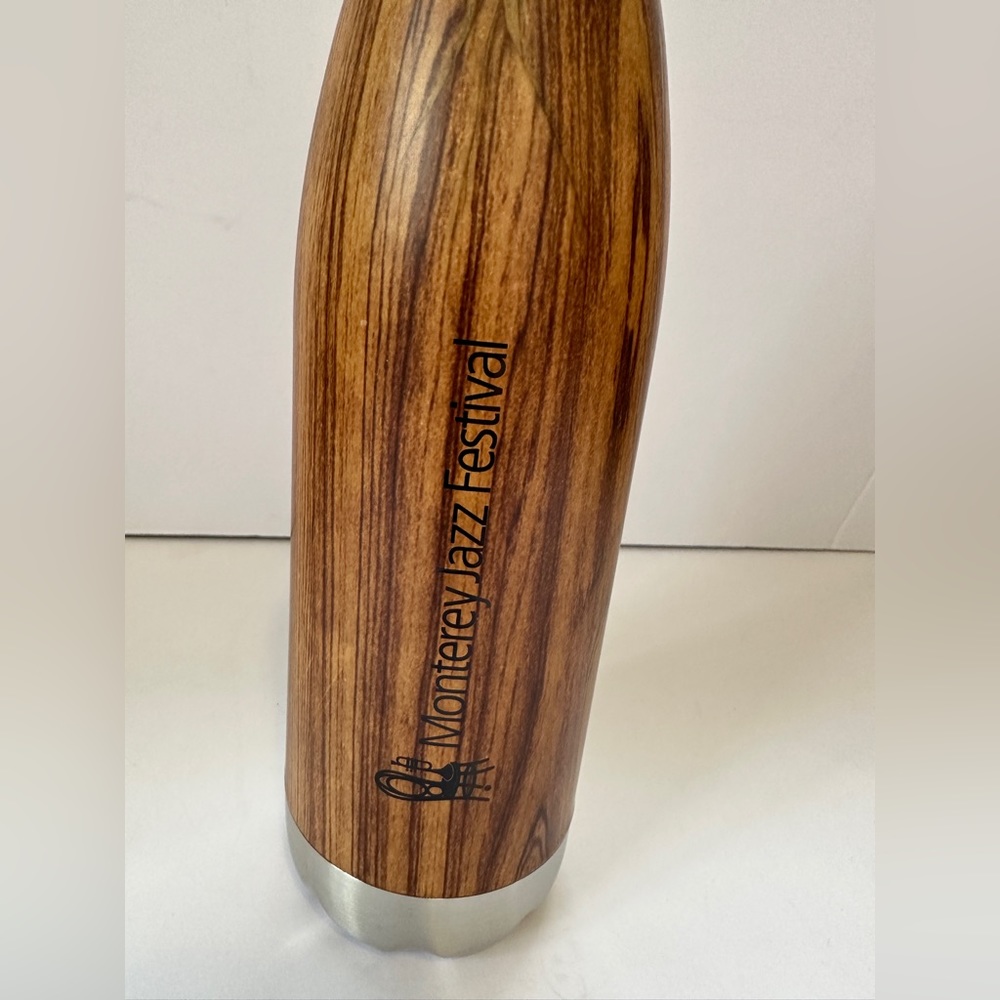 New with box  Monterey Jazz Festival Wood Like Bottle / Tumbler - Picture 4 of 4
